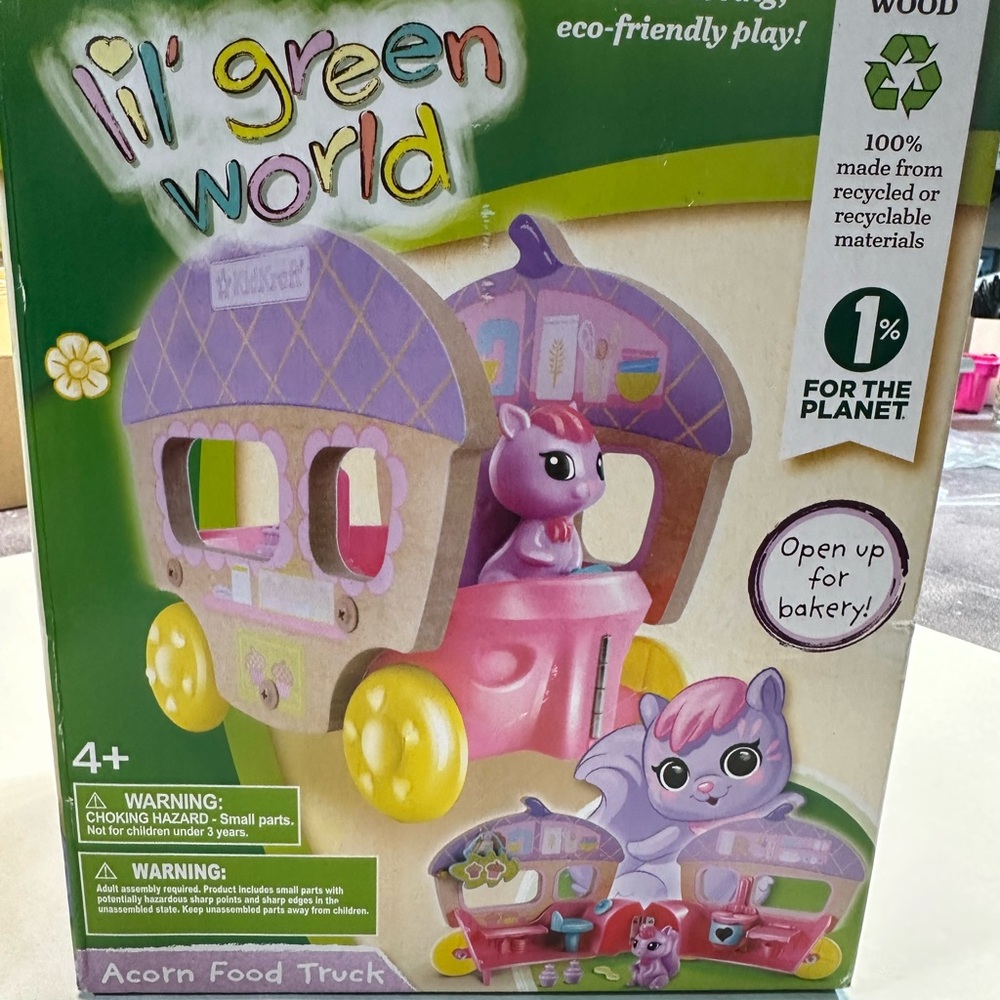 Acorn Food Truck - Pink and Purple